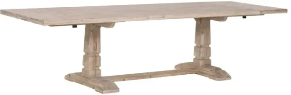 Travers Extension Dining Table, Smoke Gray