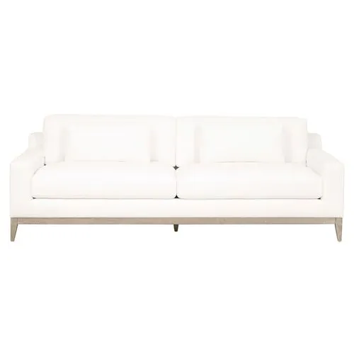 Milly 96" Track-Arm Sofa - Pearl Performance