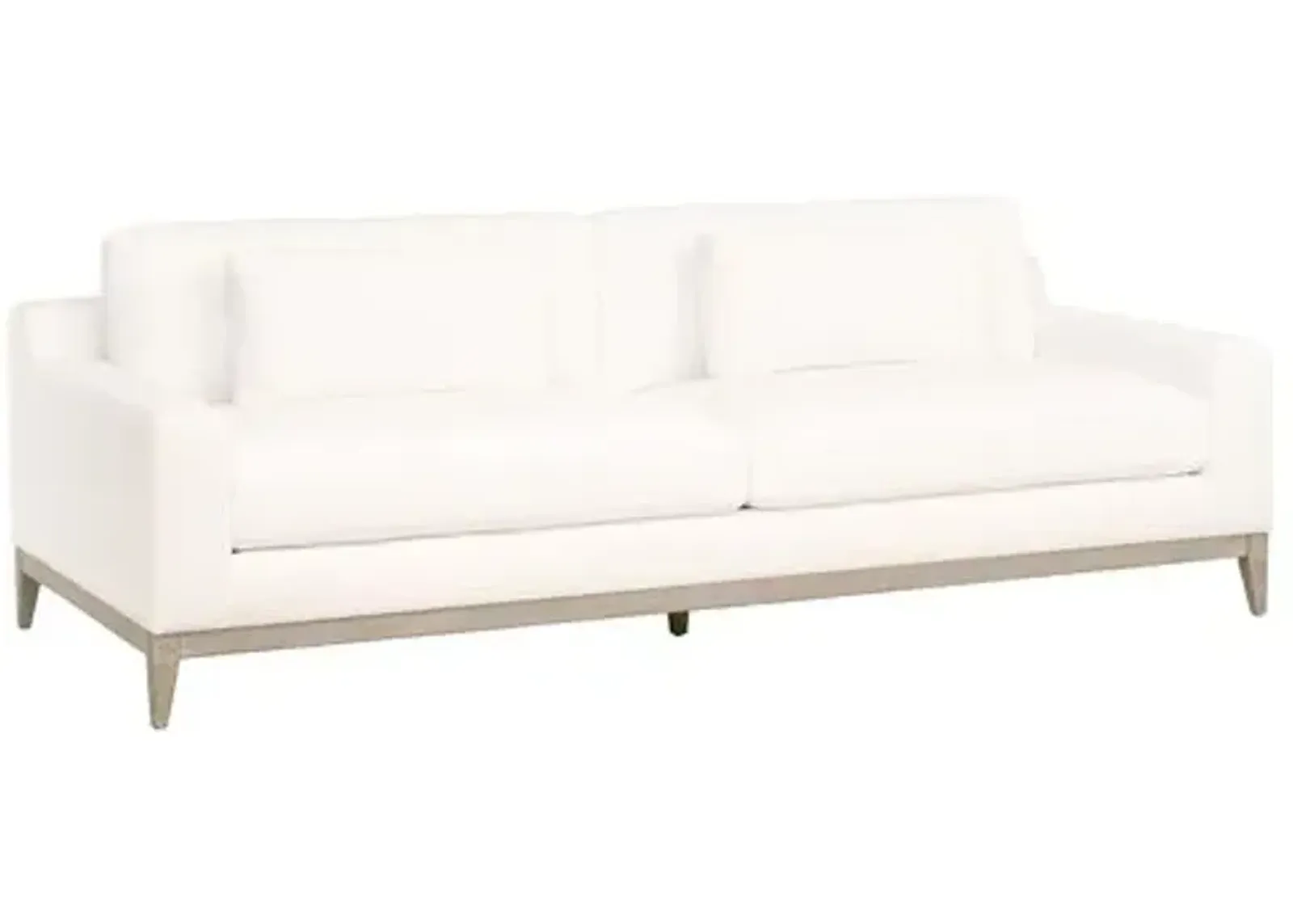 Milly 96" Track-Arm Sofa - Pearl Performance