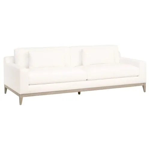 Milly 96" Track-Arm Sofa - Pearl Performance