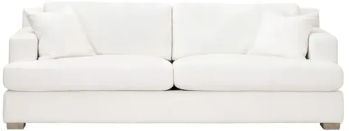 Remy 92" Casual Sofa - Bouclé Snow