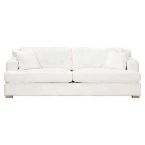 Remy 92" Casual Sofa - Bouclé Snow