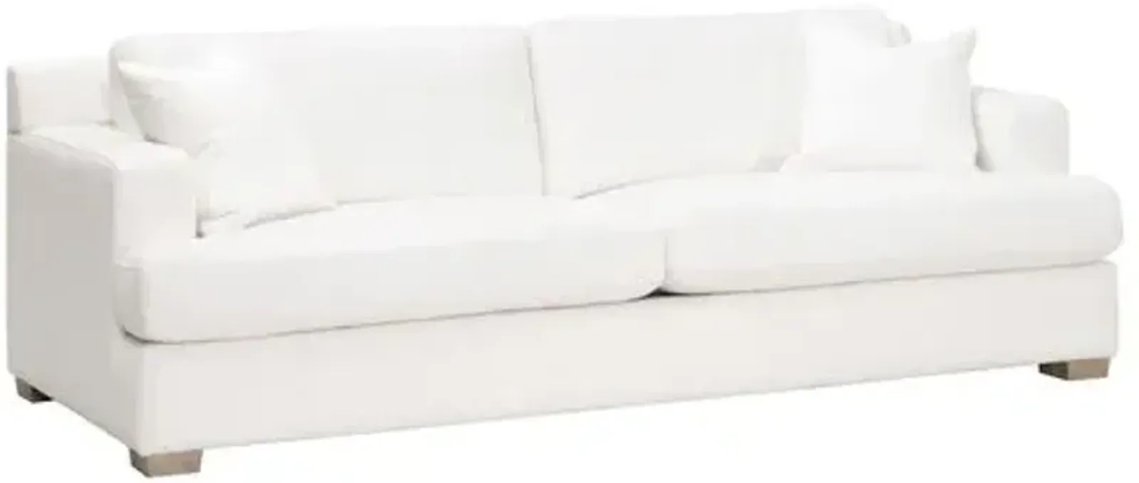 Remy 92" Casual Sofa - Bouclé Snow