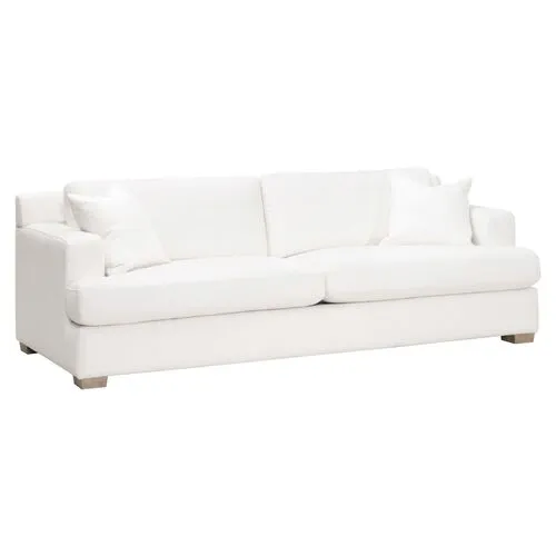 Remy 92" Casual Sofa - Bouclé Snow