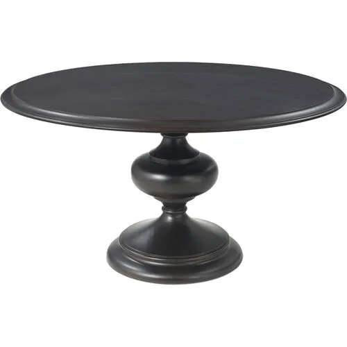 Anissa 54" Round Dining Table - Espresso