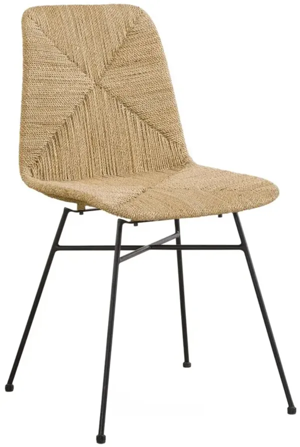 Starla Seagrass Dining Side Chair, Natural