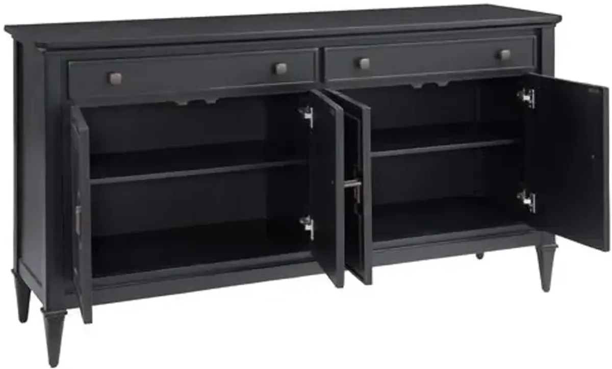 Dreda Storage Sideboard - Antique Black