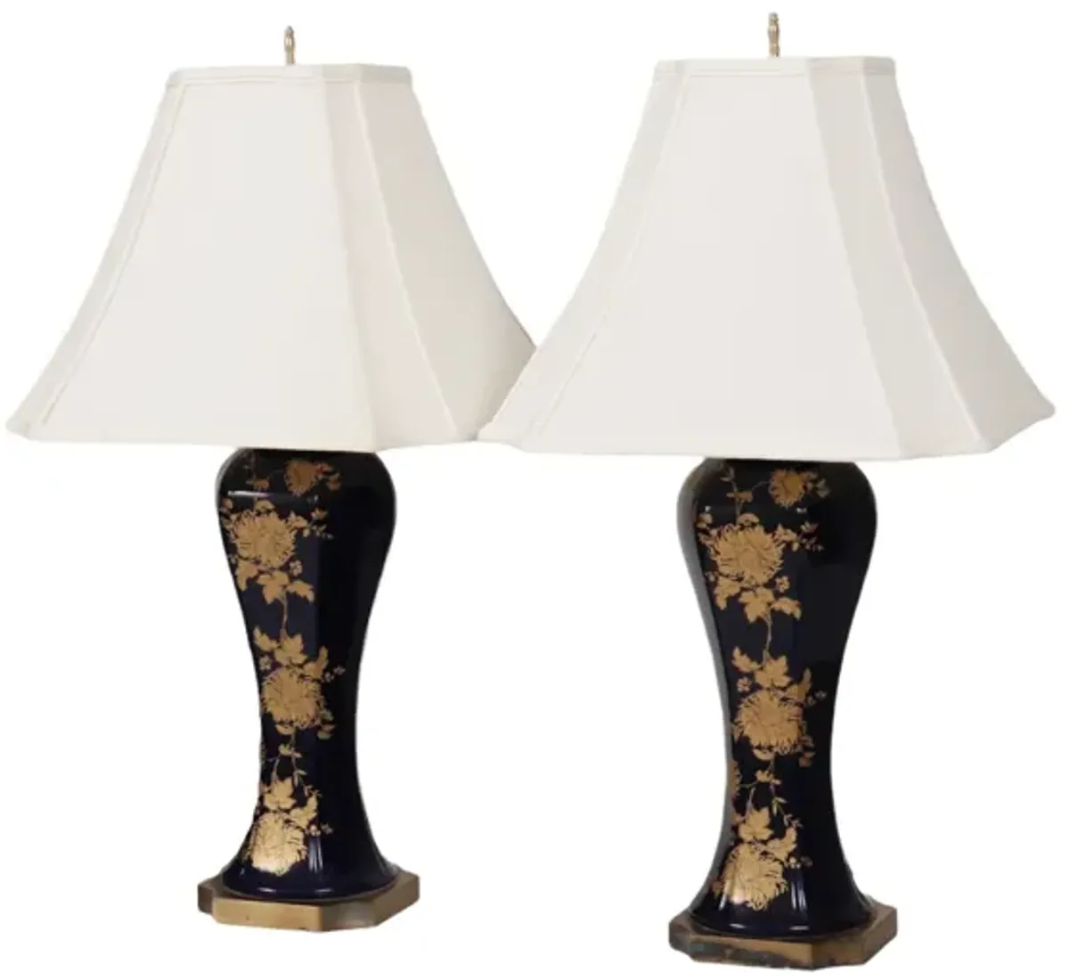 Japanese Ceramic Table Lamps - a Pair - Interesting Things