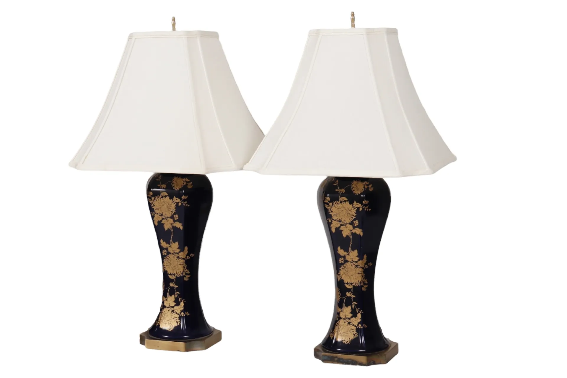 Japanese Ceramic Table Lamps - a Pair - Interesting Things