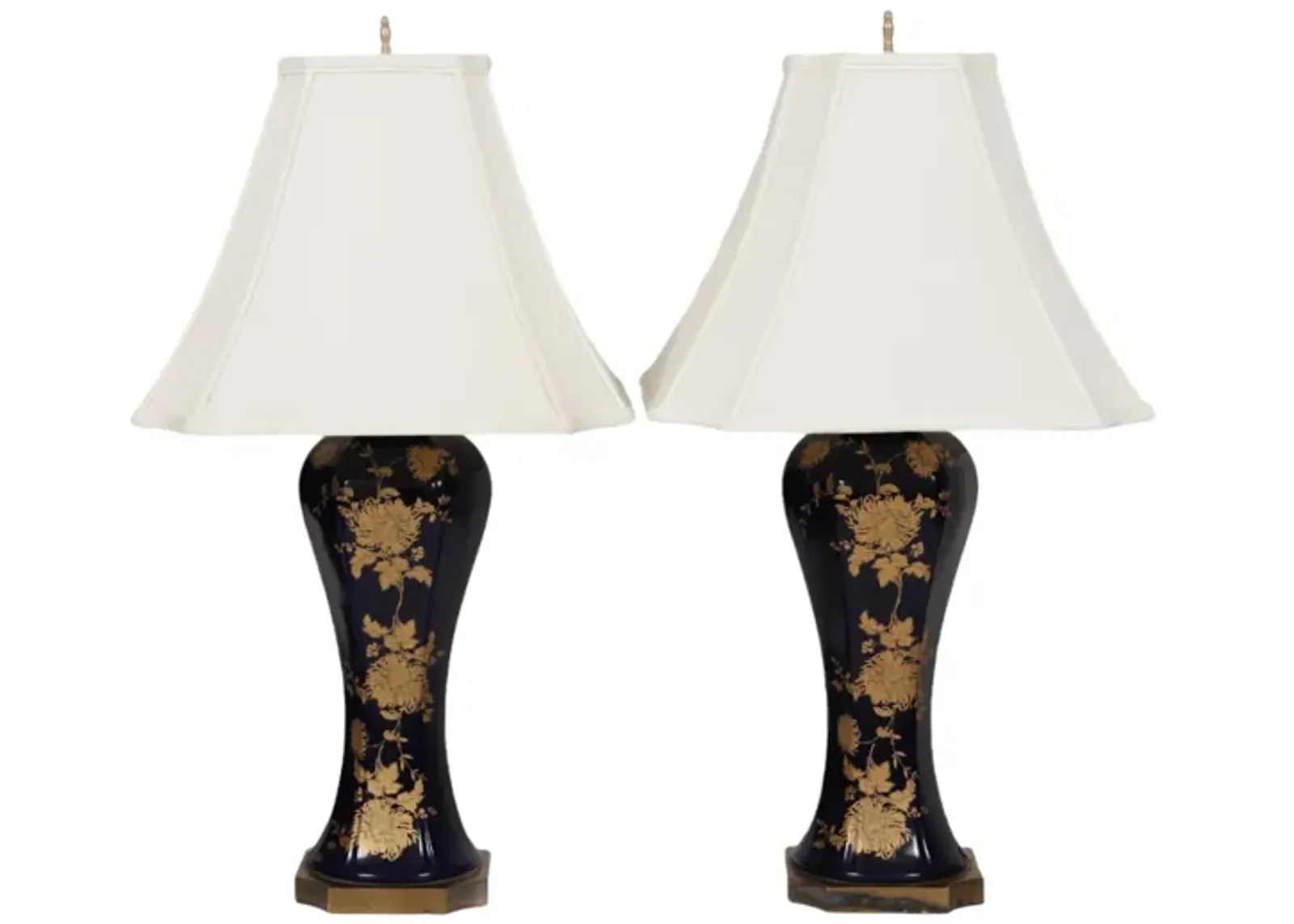 Japanese Ceramic Table Lamps - a Pair - Interesting Things