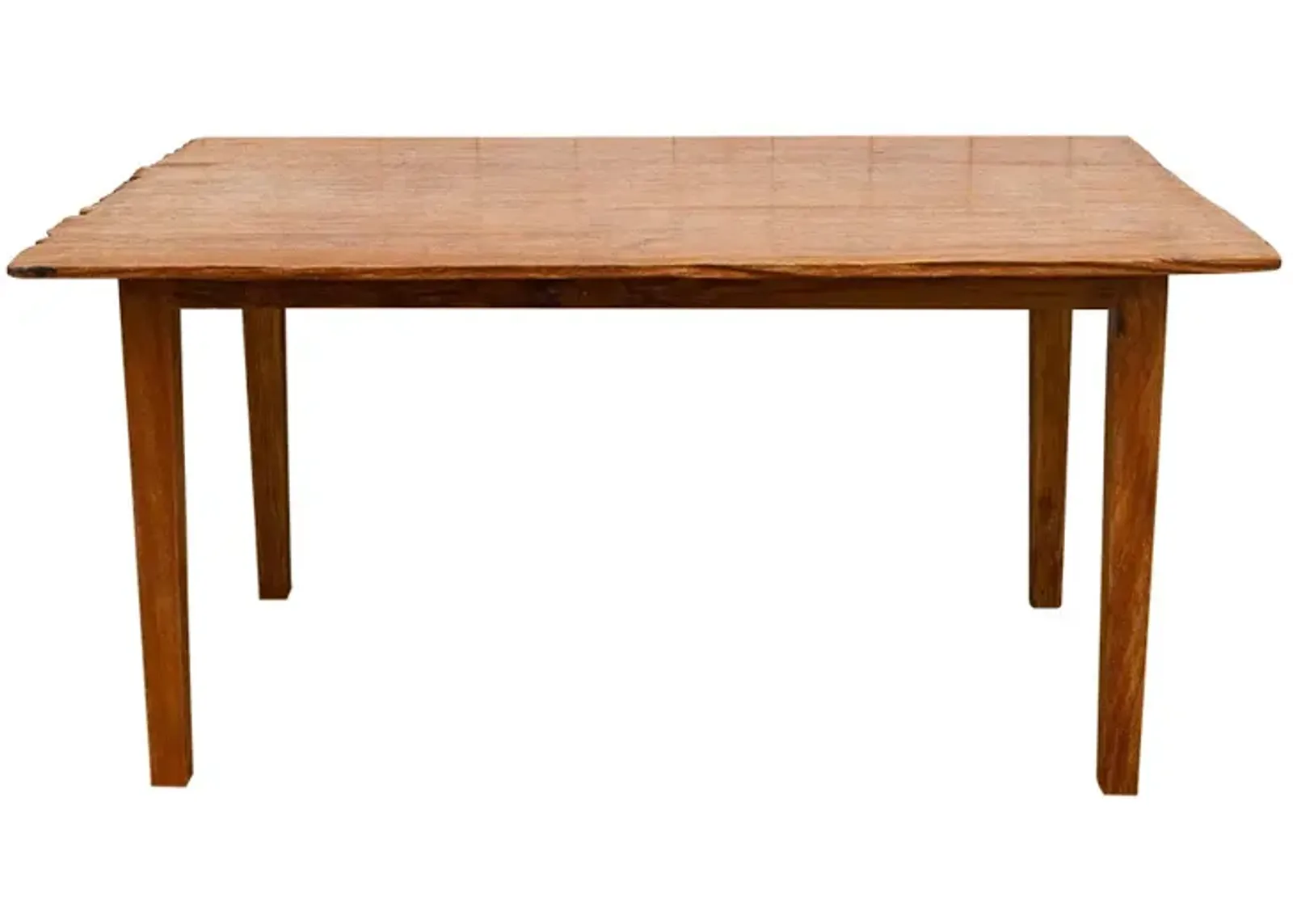 Live Edge Teak Kitchen Dining Table - de-cor