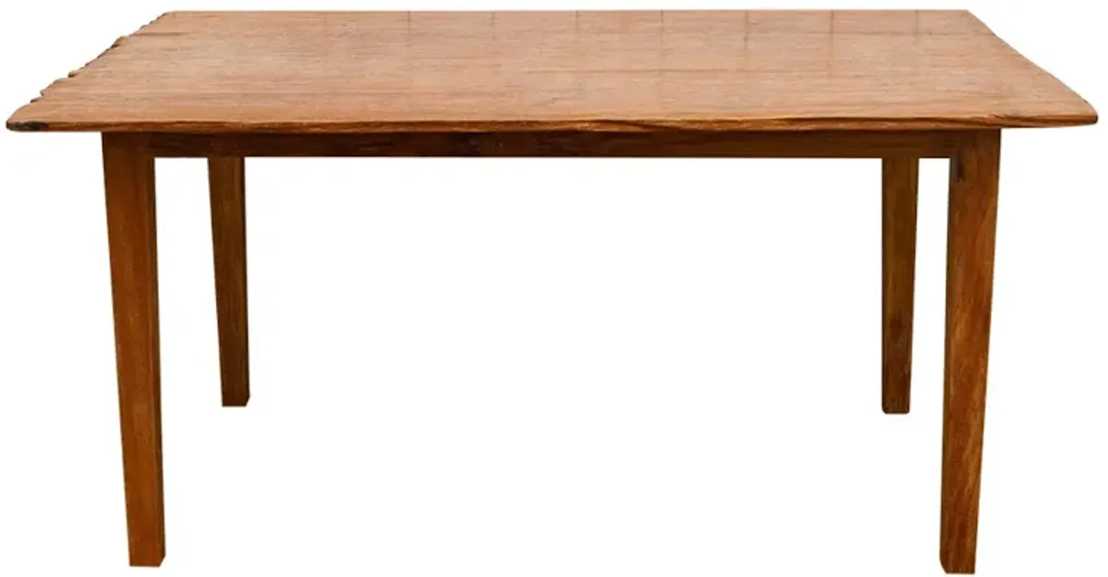 Live Edge Teak Kitchen Dining Table - de-cor