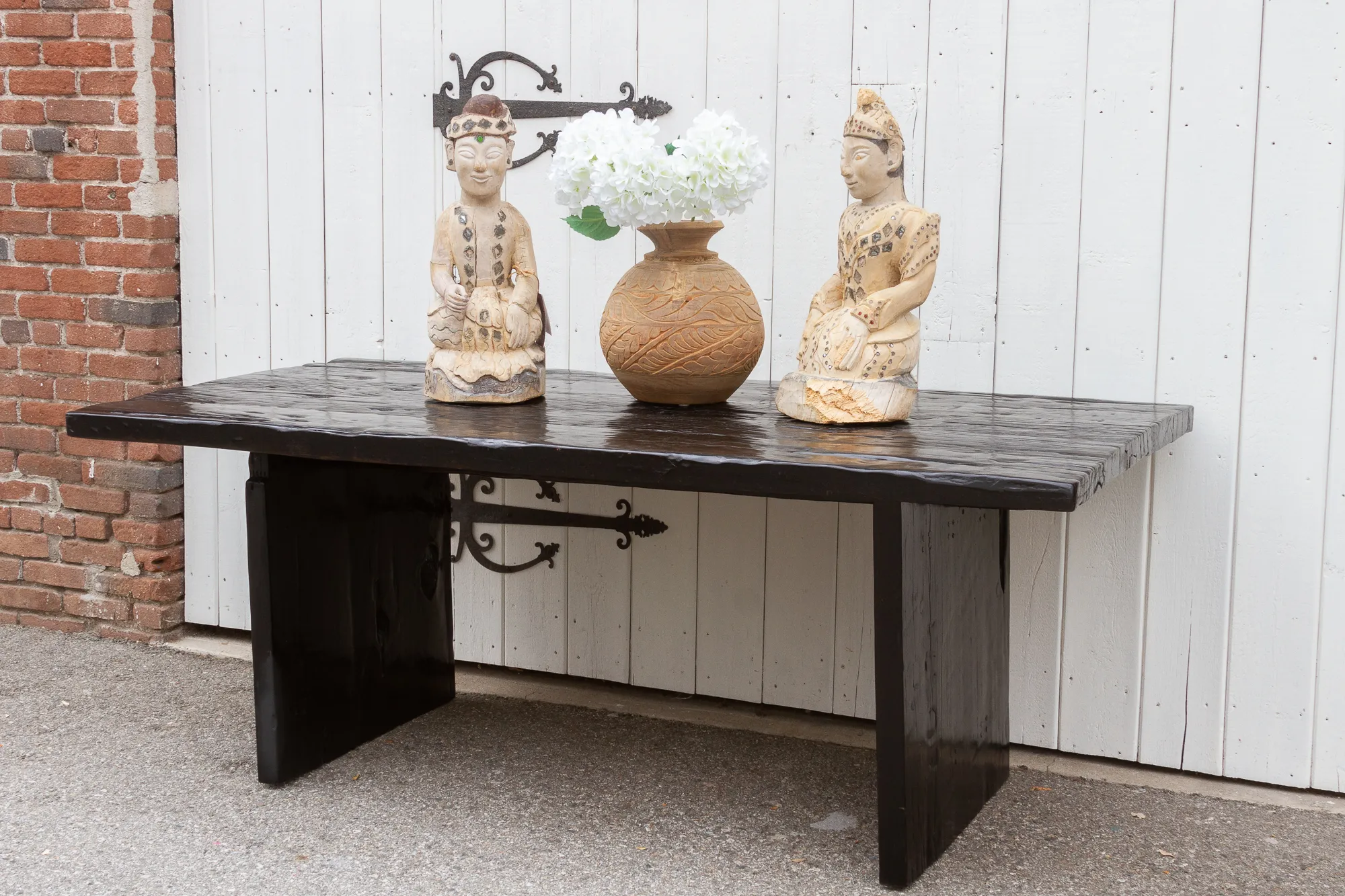 Rustic Reclaimed Ironwood Dining Table - de-cor