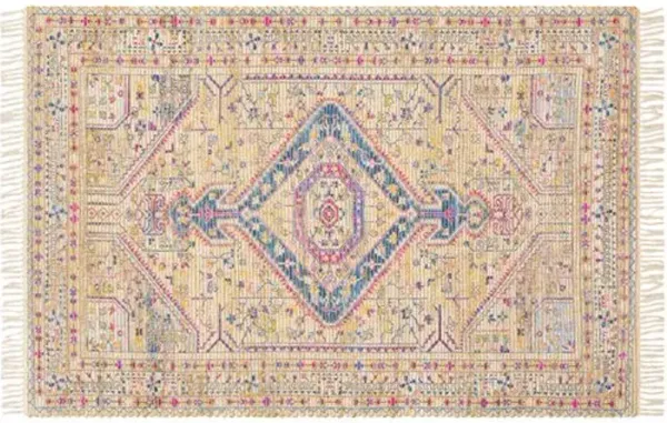 Coventry Rug - Fuchsia/Blue - Pink - Pink