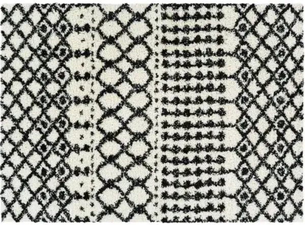 Deluxe Rug - Cream/Black - Ivory - Ivory