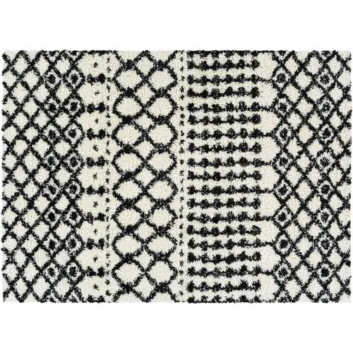 Deluxe Rug - Cream/Black - Ivory - Ivory