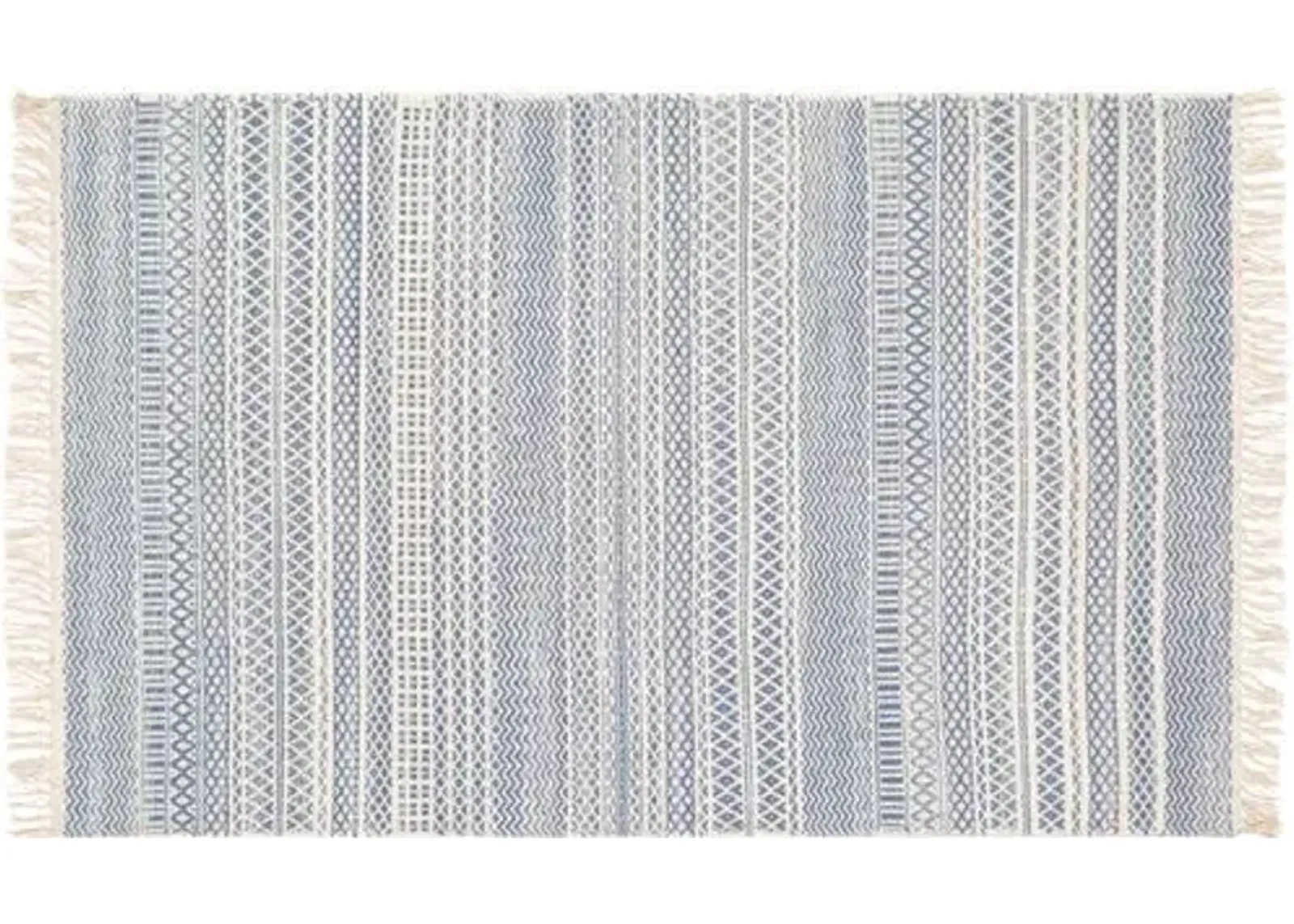 Idina Rug - Blue/Cream - Blue