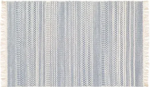 Idina Rug - Blue/Cream - Blue