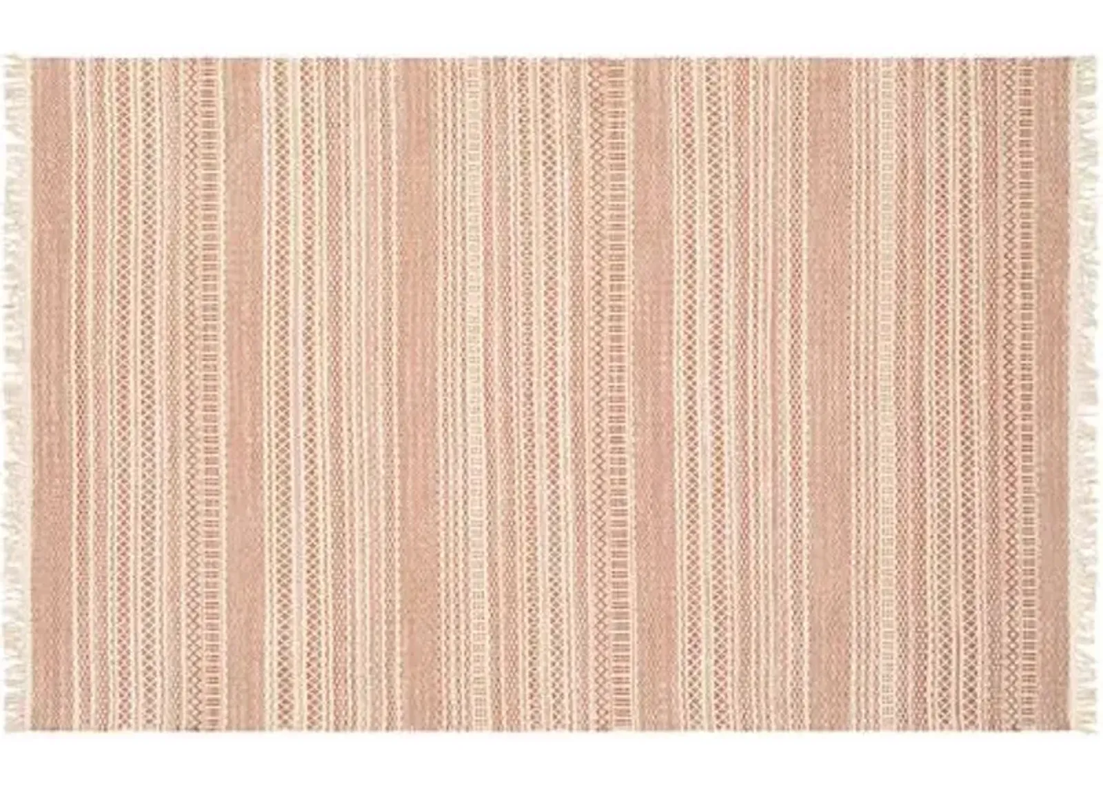 Idina Rug - Brick Red/Cream - Red