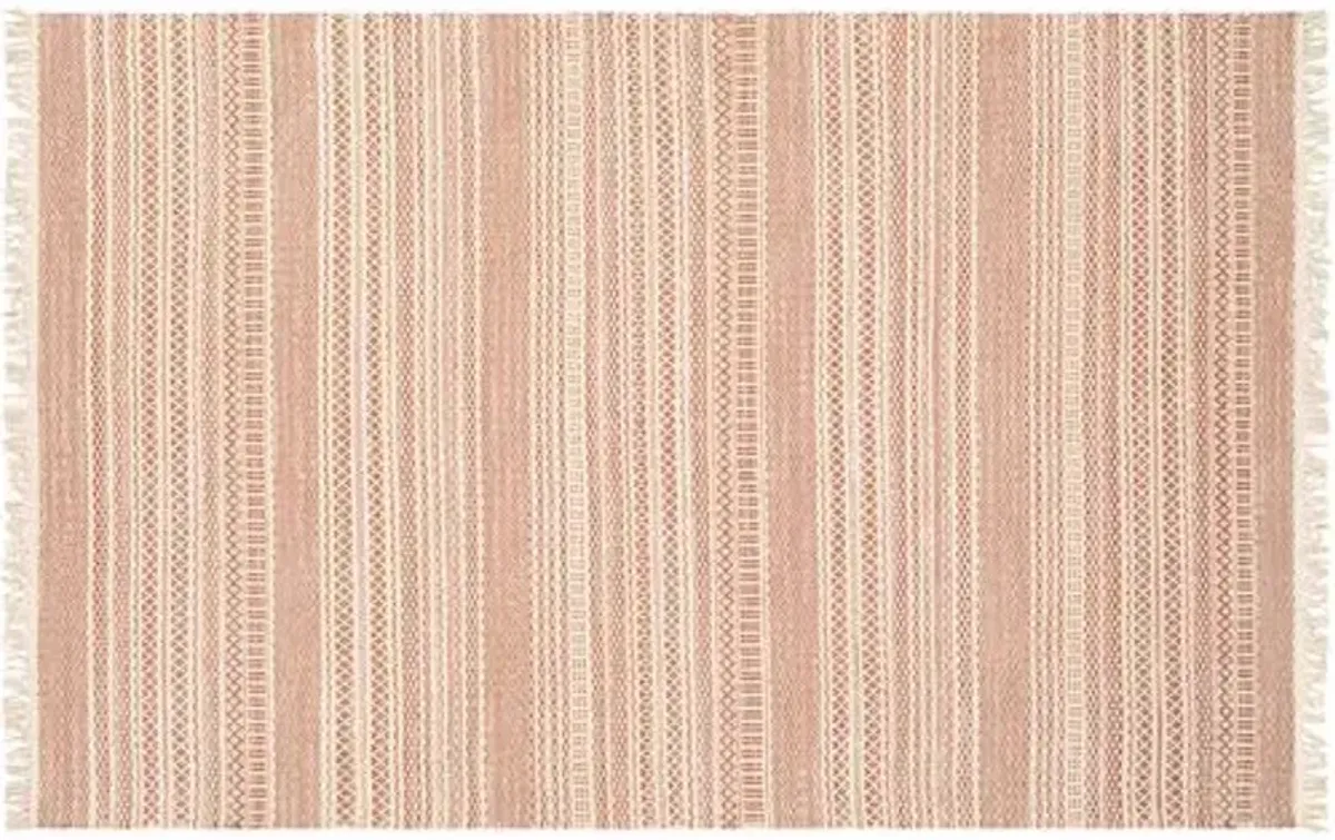 Idina Rug - Brick Red/Cream - Red