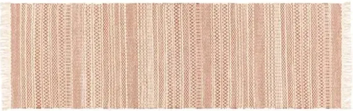 Idina Rug - Brick Red/Cream - Red