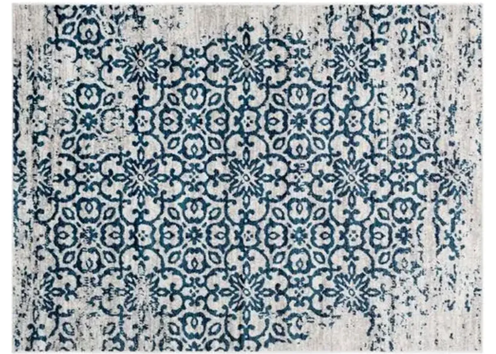 Monte Carlo Rug - Navy/Light Gray - Blue - Blue