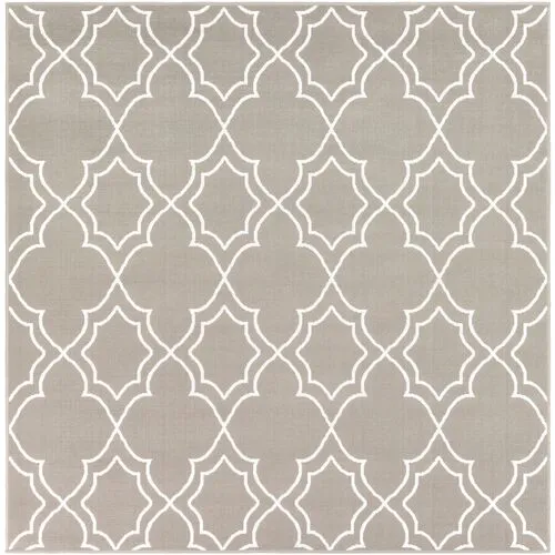 Alfresco Outdoor Rug - Taupe/White - Beige - Beige