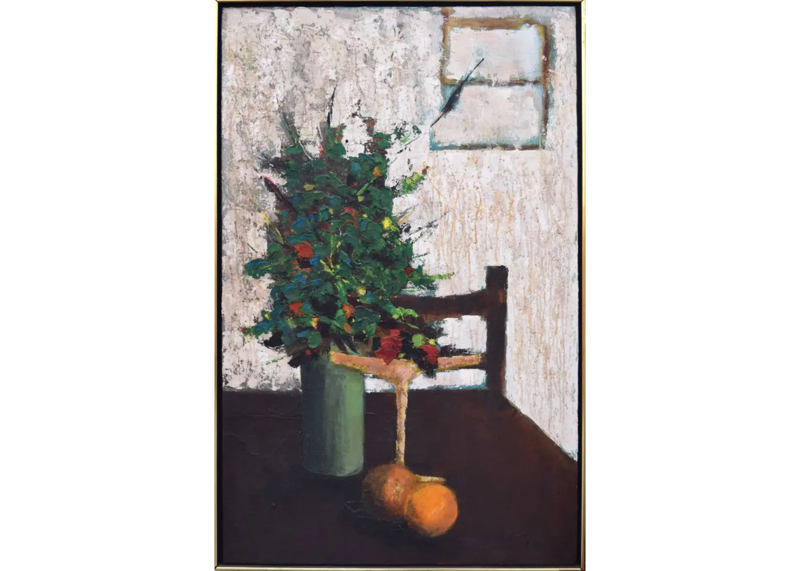 Large Mid Century Modern Still Life - Antiquarian Art Company - Green