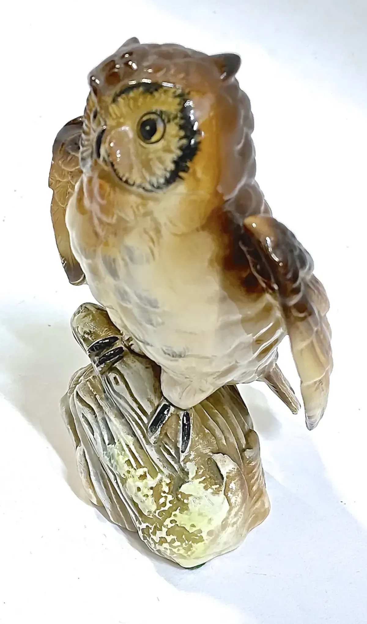 Ceramic Owl Figurine - Vermilion Designs - Brown