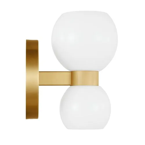 Visual Comfort - Londyn Single 2-Light Sconce - Burnished Brass - Gold