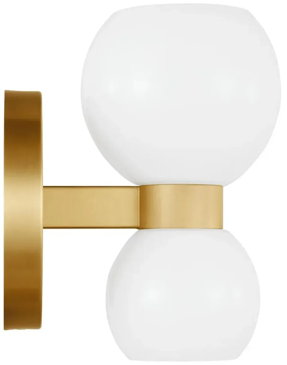 Visual Comfort - Londyn Single 2-Light Sconce - Burnished Brass - Gold