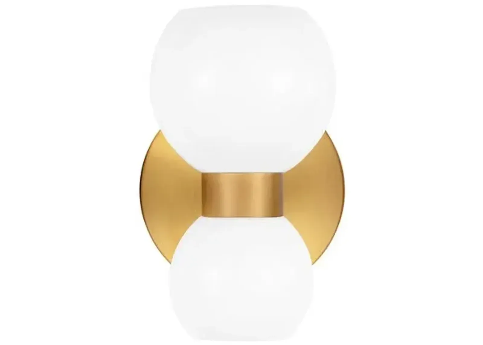 Visual Comfort - Londyn Single 2-Light Sconce - Burnished Brass - Gold