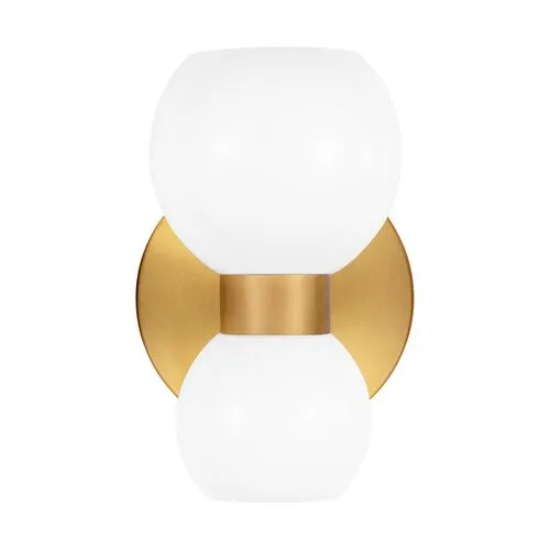 Visual Comfort - Londyn Single 2-Light Sconce - Burnished Brass - Gold