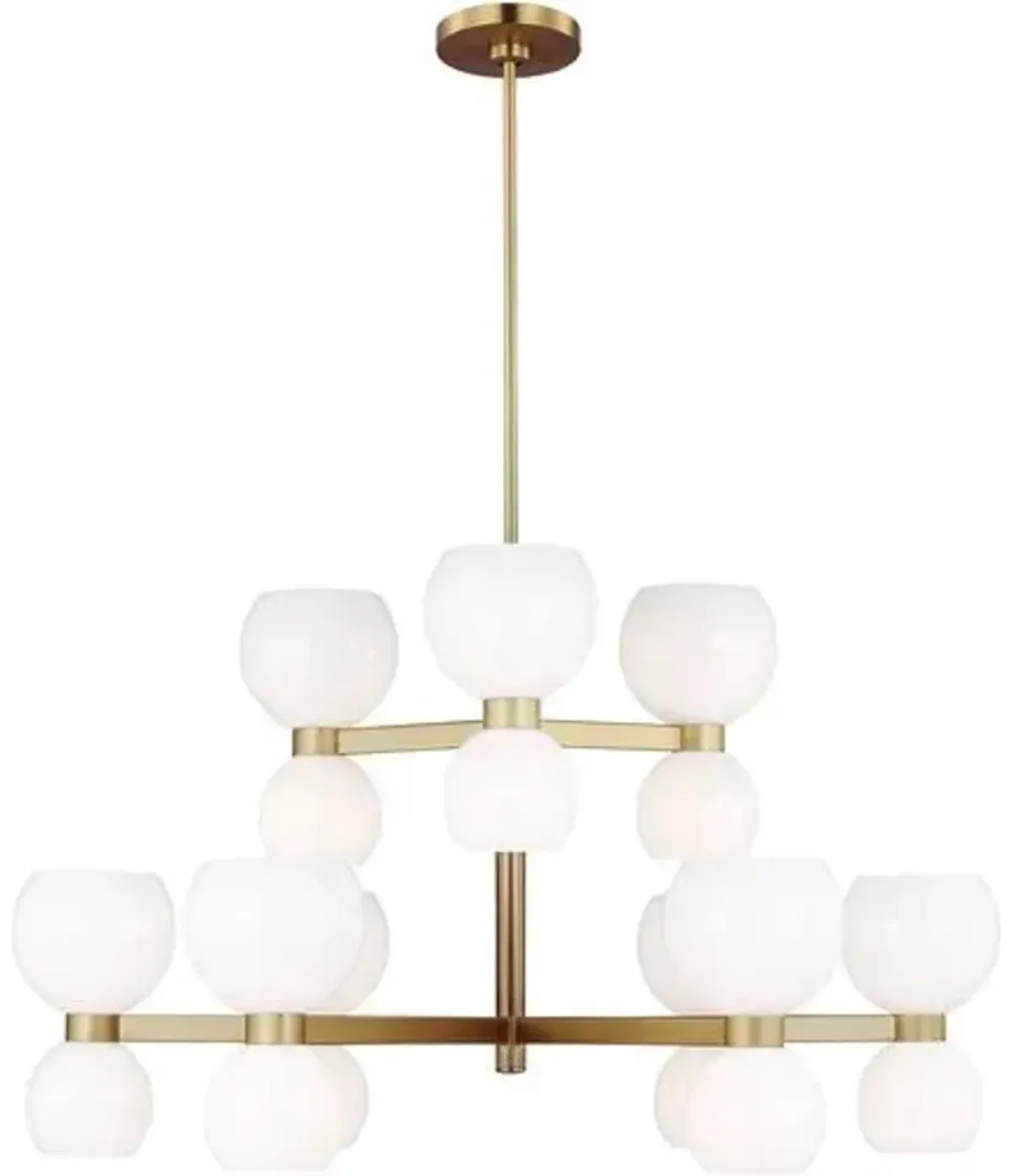 Visual Comfort - Londyn Medium 18-Light Chandelier - Burnished Brass - Gold