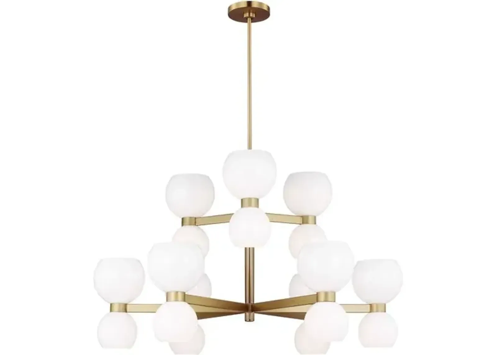 Visual Comfort - Londyn Medium 18-Light Chandelier - Burnished Brass - Gold