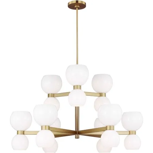 Visual Comfort - Londyn Medium 18-Light Chandelier - Burnished Brass - Gold