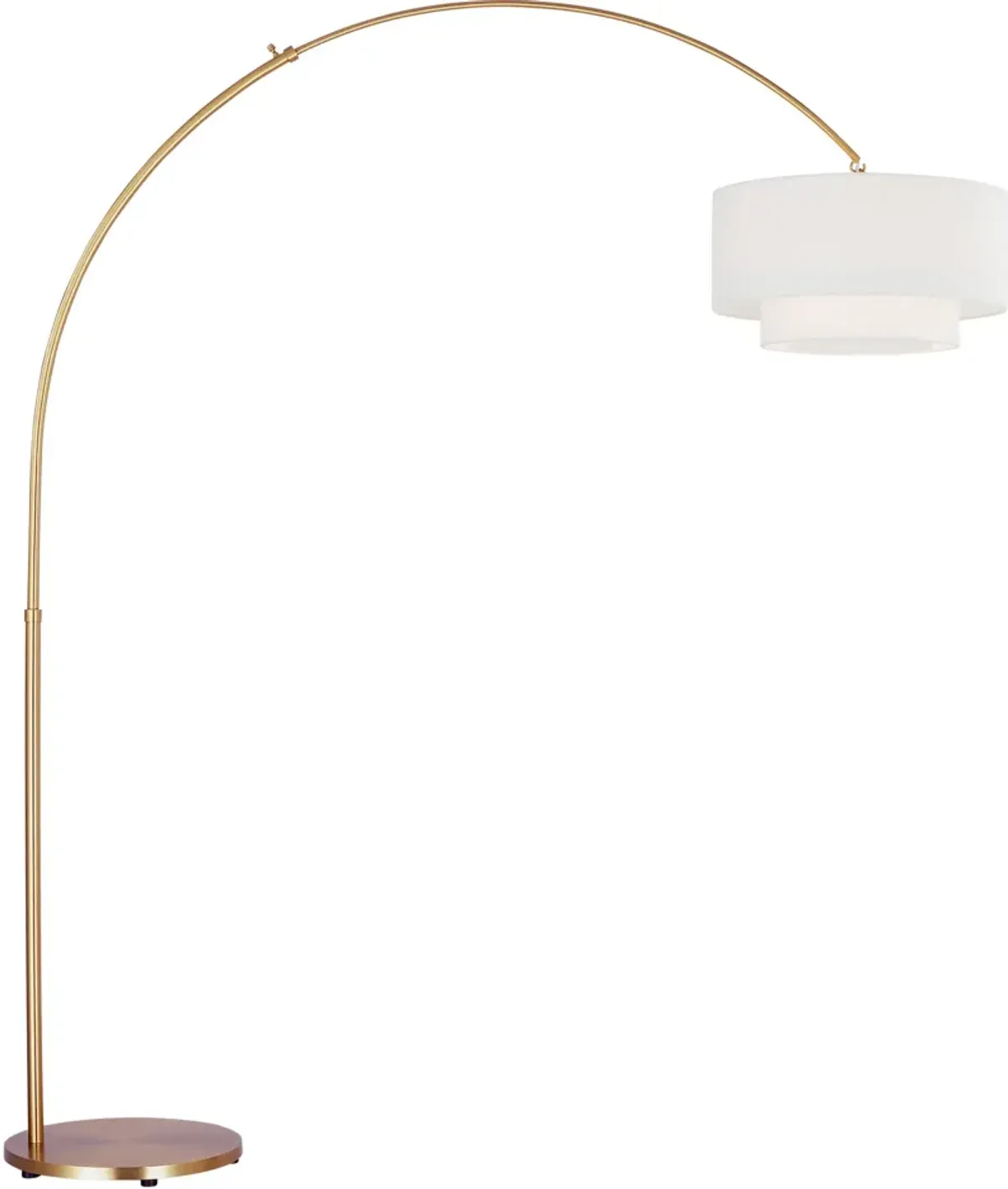 Visual Comfort - Sawyer Arc Floor Lamp - Burnished Brass