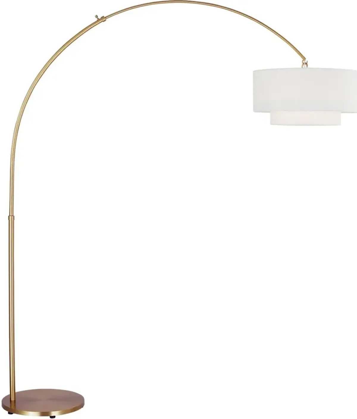 Visual Comfort - Sawyer Arc Floor Lamp - Burnished Brass