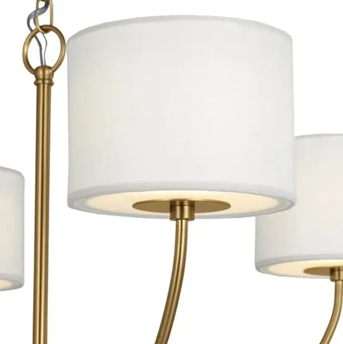 Visual Comfort - Sawyer Small 4-Light Chandelier - Burnished Brass - Gold