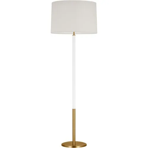 Visual Comfort - Monroe Floor Lamp - Burnished Brass