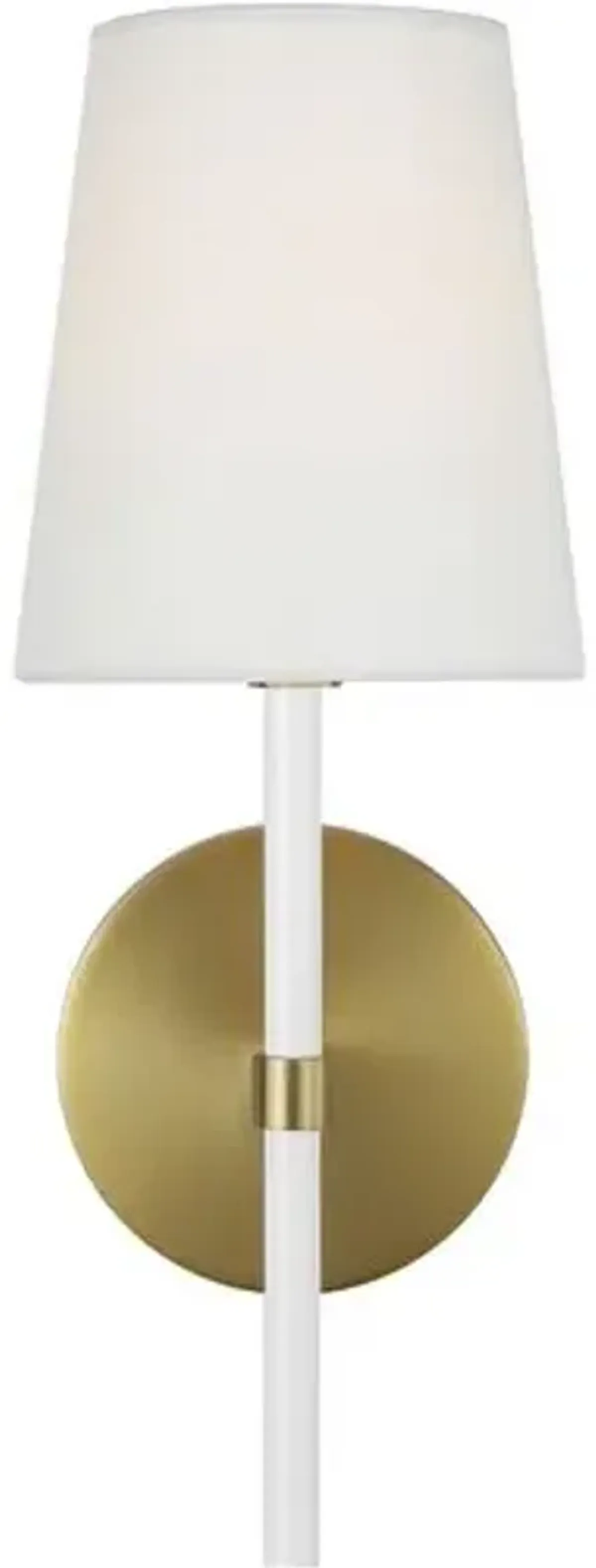 Visual Comfort - Monroe Single Sconce - Burnished Brass - Gold