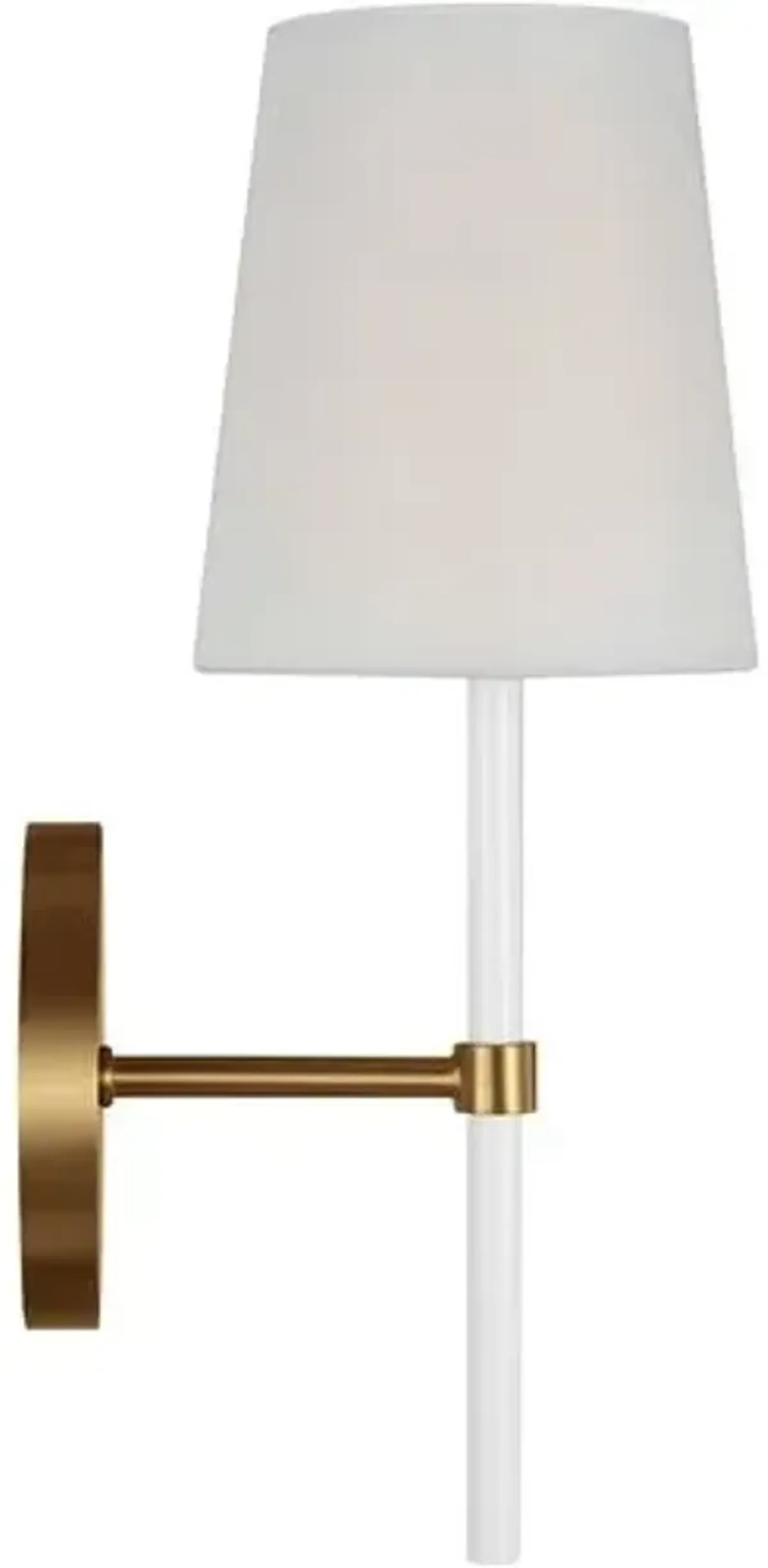 Visual Comfort - Monroe Single Sconce - Burnished Brass - Gold