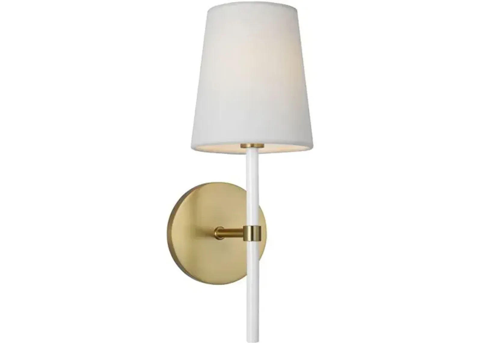 Visual Comfort - Monroe Single Sconce - Burnished Brass - Gold