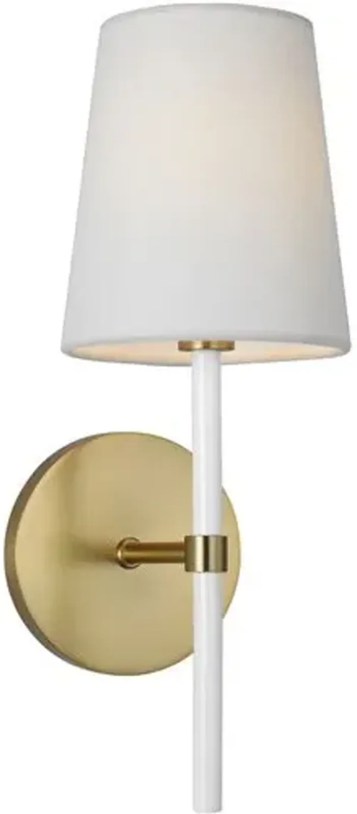 Visual Comfort - Monroe Single Sconce - Burnished Brass - Gold