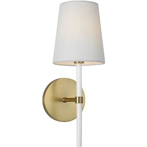 Visual Comfort - Monroe Single Sconce - Burnished Brass - Gold