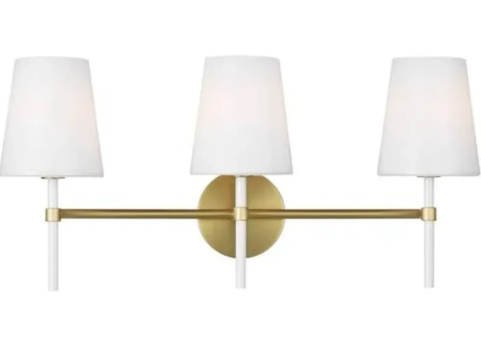 Visual Comfort - Monroe 3-Light Vanity - Burnished Brass - Gold