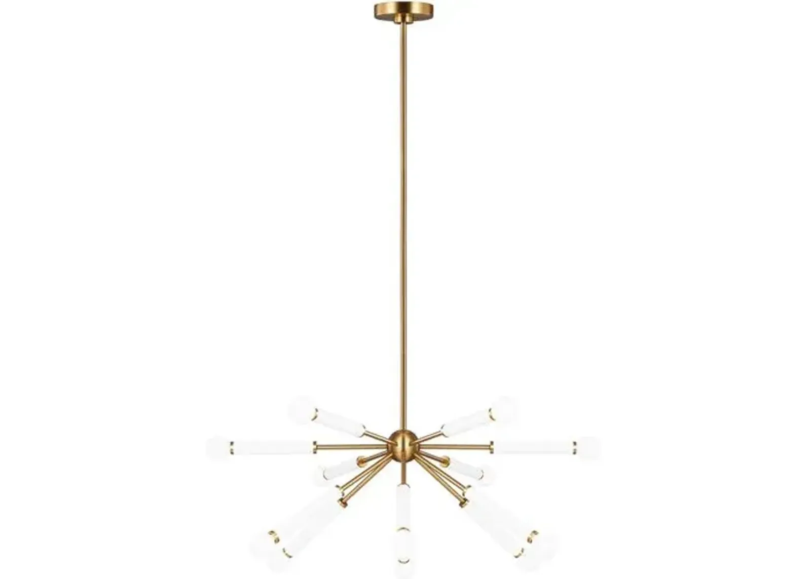 Visual Comfort - Monroe 12-Light Chandelier - Burnished Brass - Gold