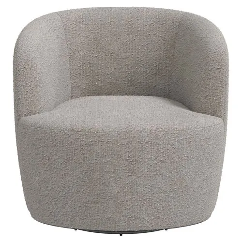 Chester Boucle Swivel Chair