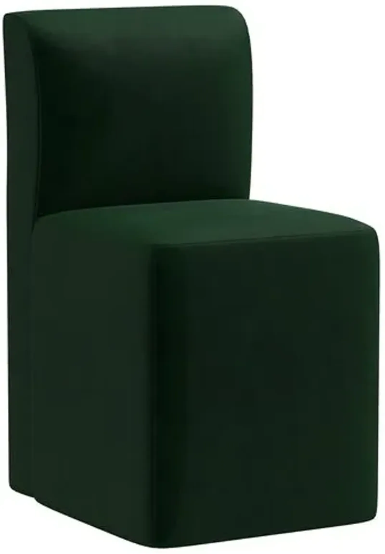 Graham Velvet Dining Chair - Green