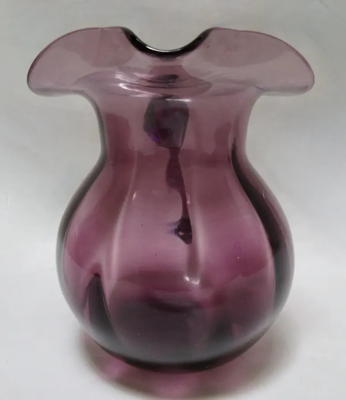 1940s Hand-Blown American Glass Pitcher - The Emporium Ltd. - Purple